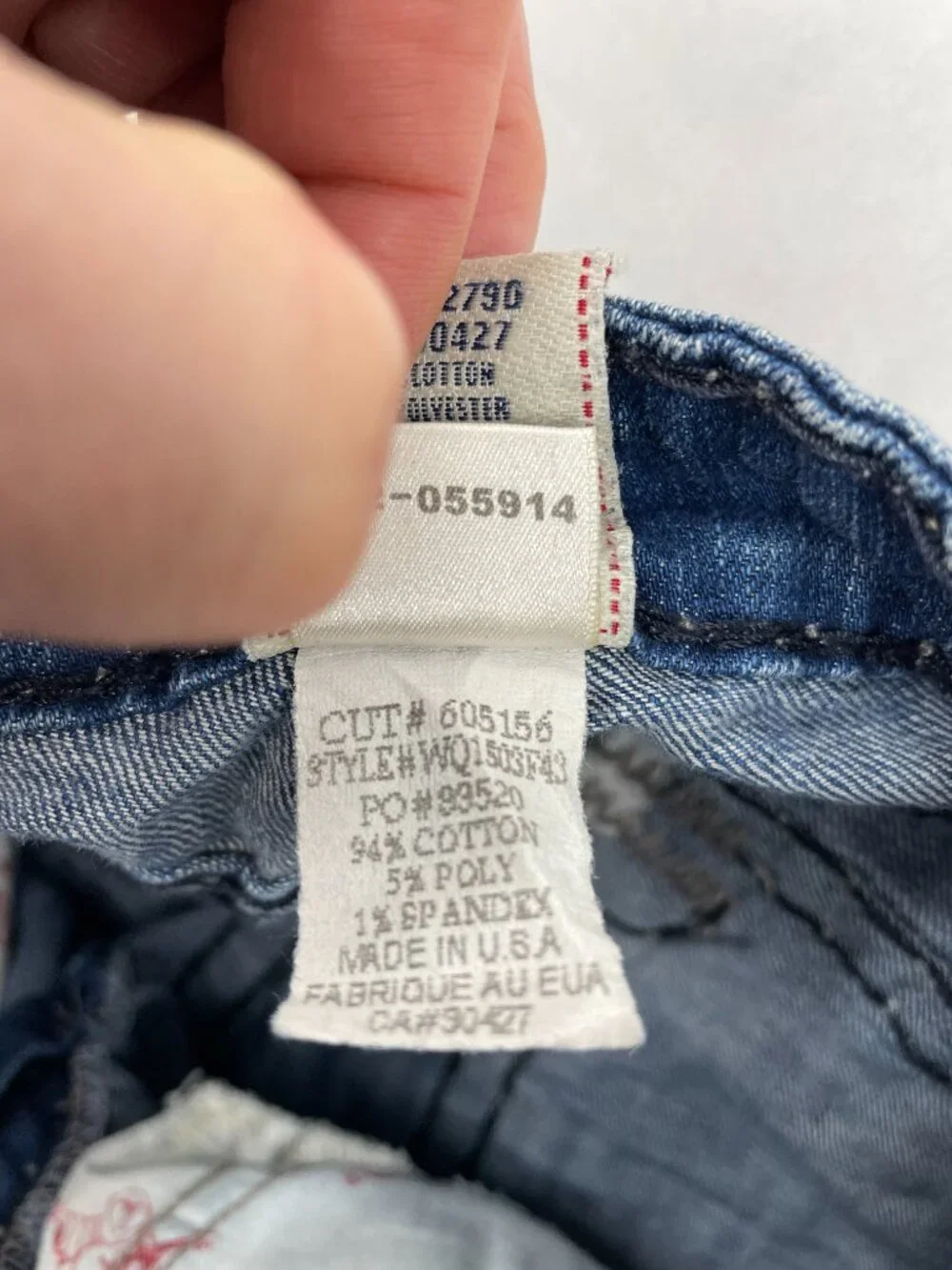True Religion Joey Super T Flare Leg Jeans Made In USA Vintage Women's 29x31 - Picture 7 of 13